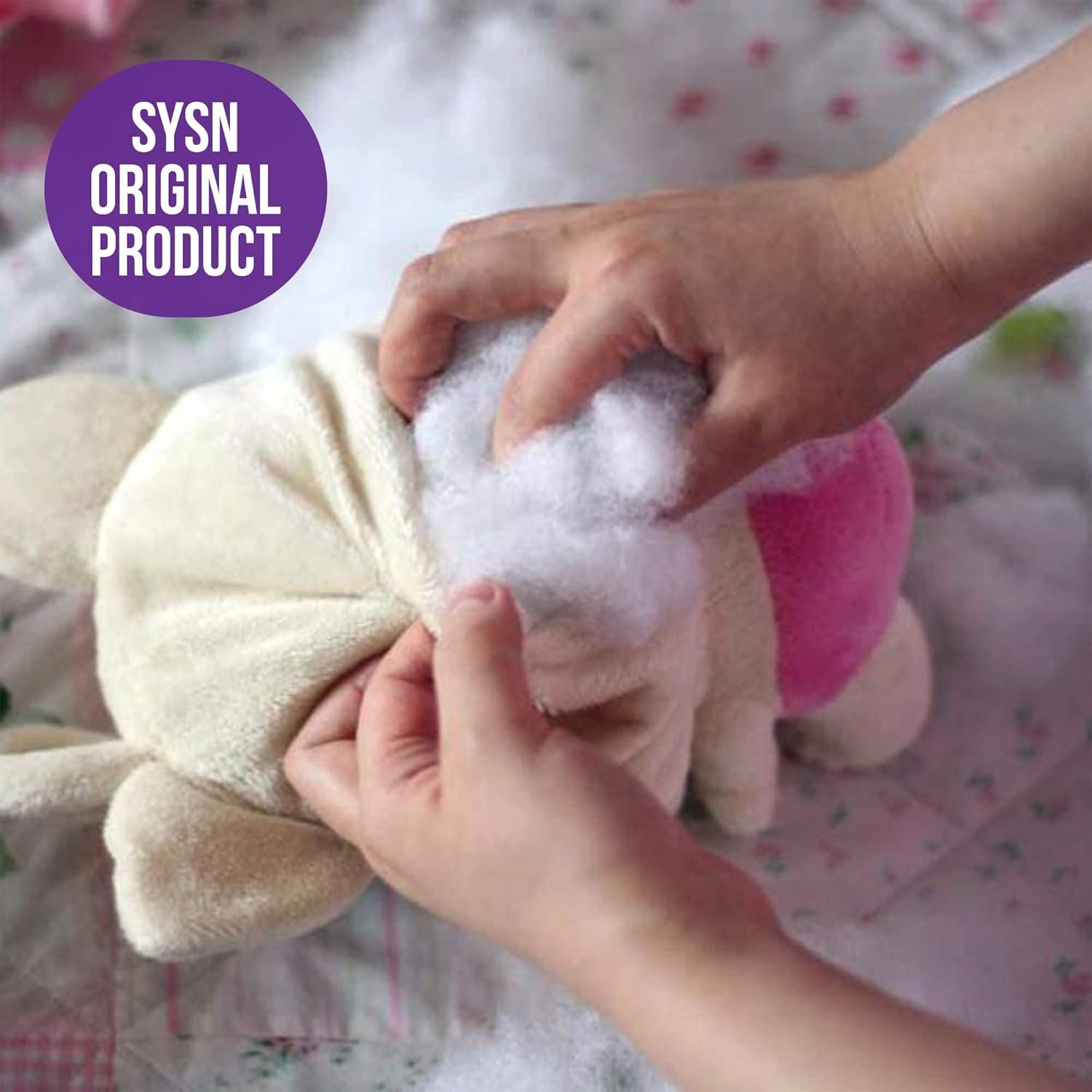 SYSN Virgin Hollow Fibre White Stuffing Polyester Fillings For Cushions Pellow Toys Teddy Bear Dog Bed (500.00, Grams) - Image 3
